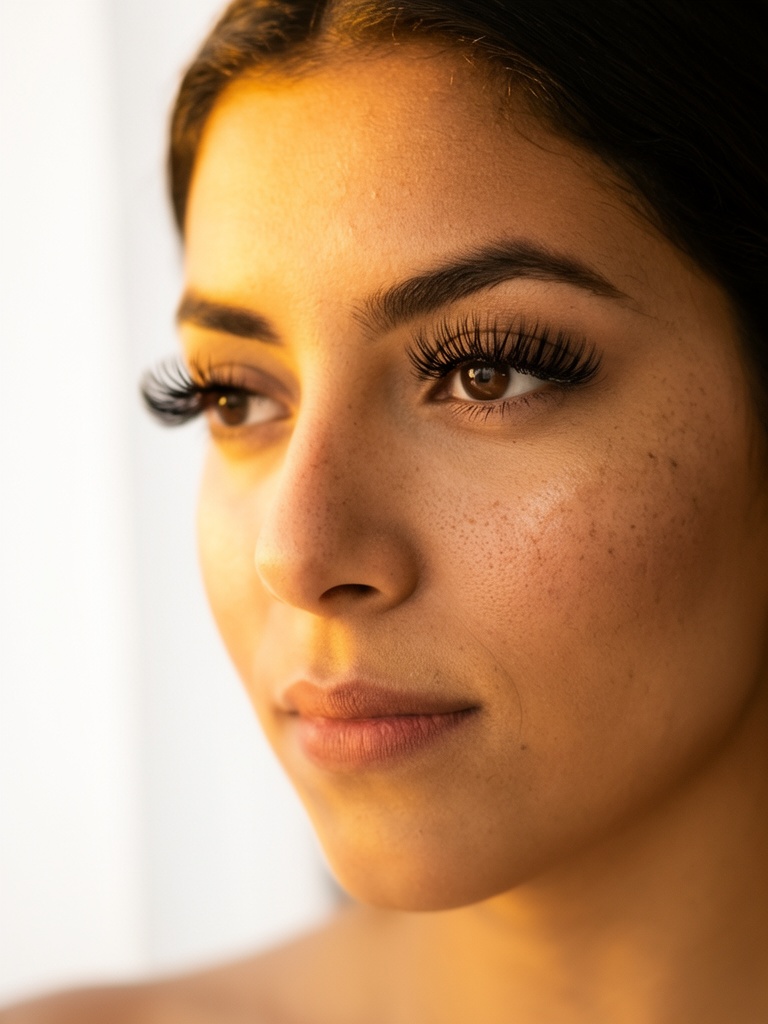 Beautiful eyelash extensions at Poliana Beauty Studio